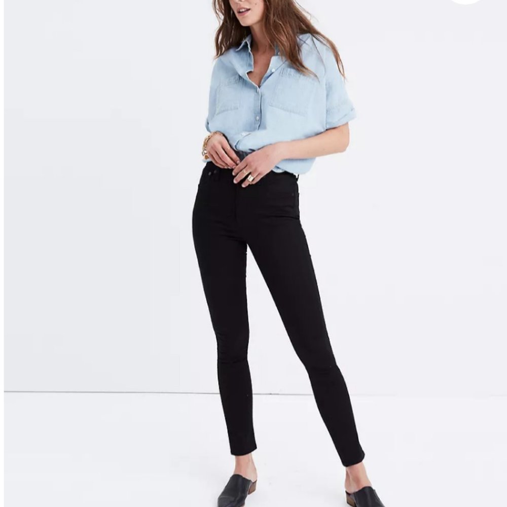 🐈‍⬛ Black Madewell High Rise Skinny Jeans